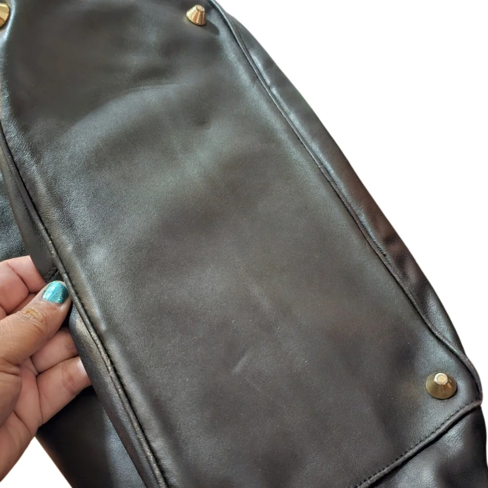 💰Christine Price Elegant Black Leather Bag